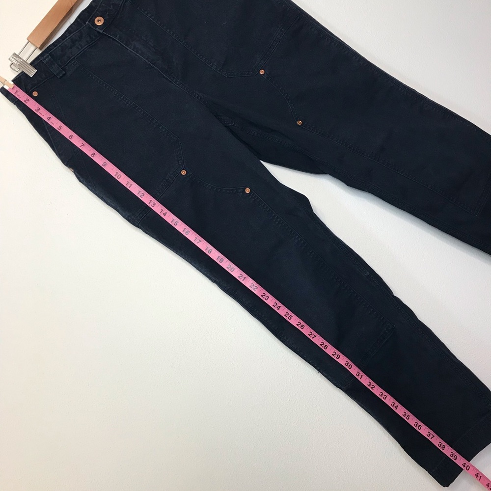 Duluth Trading Co. Women’s Pants Navy Blue Flex Fire Hose Slim Leg size 14 X 29 - Picture 2 of 7